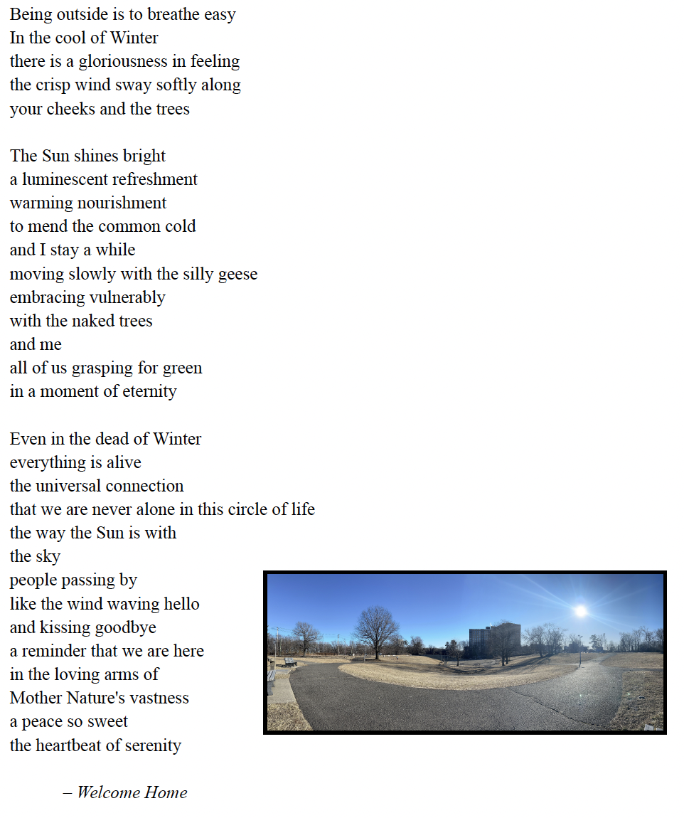 Jade Padula's poem on walking